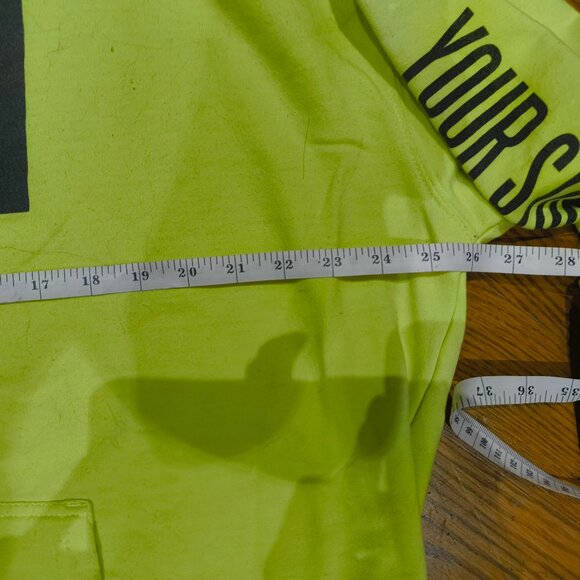 TWLOHA- neon yellow hoodie- Hope is Real. Help Is Real, Your Story is Important - Picture 6 of 9